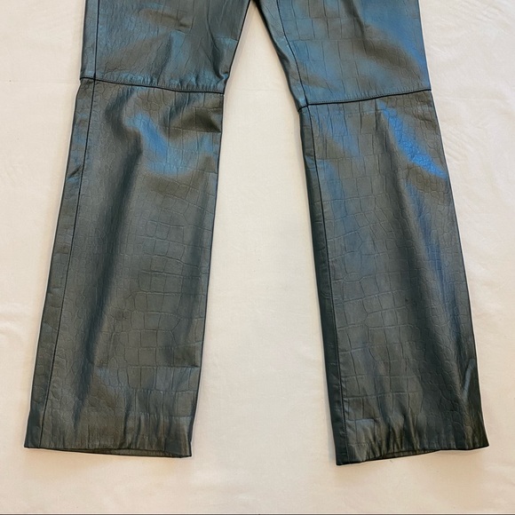 St. John Collection Leather Pants - Picture 6 of 7